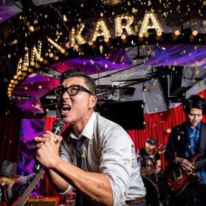 Karaoke Booth for the Newlyweds