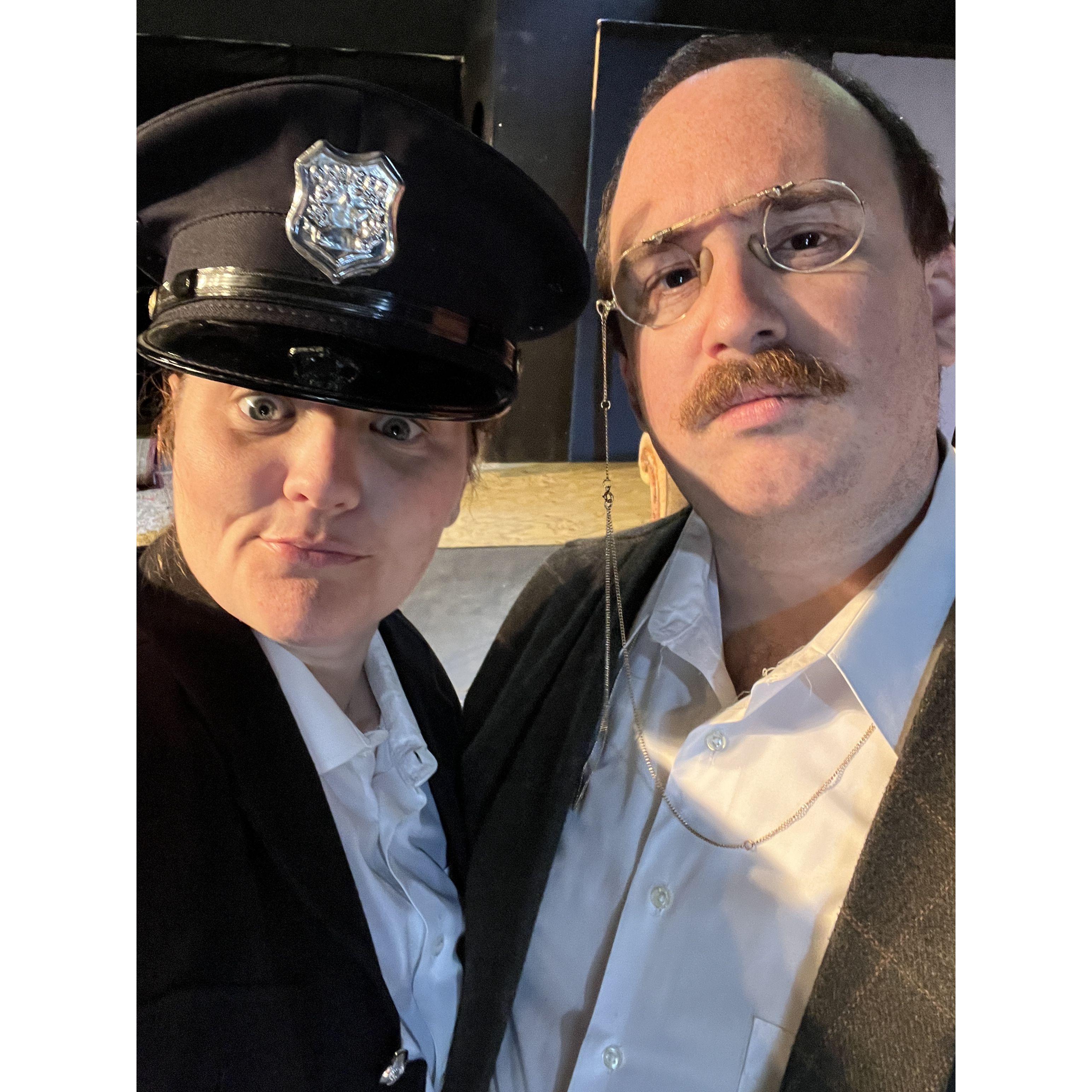 In the Summer of 2024 we were both in a local theater production of "Arsenic & Old Lace"