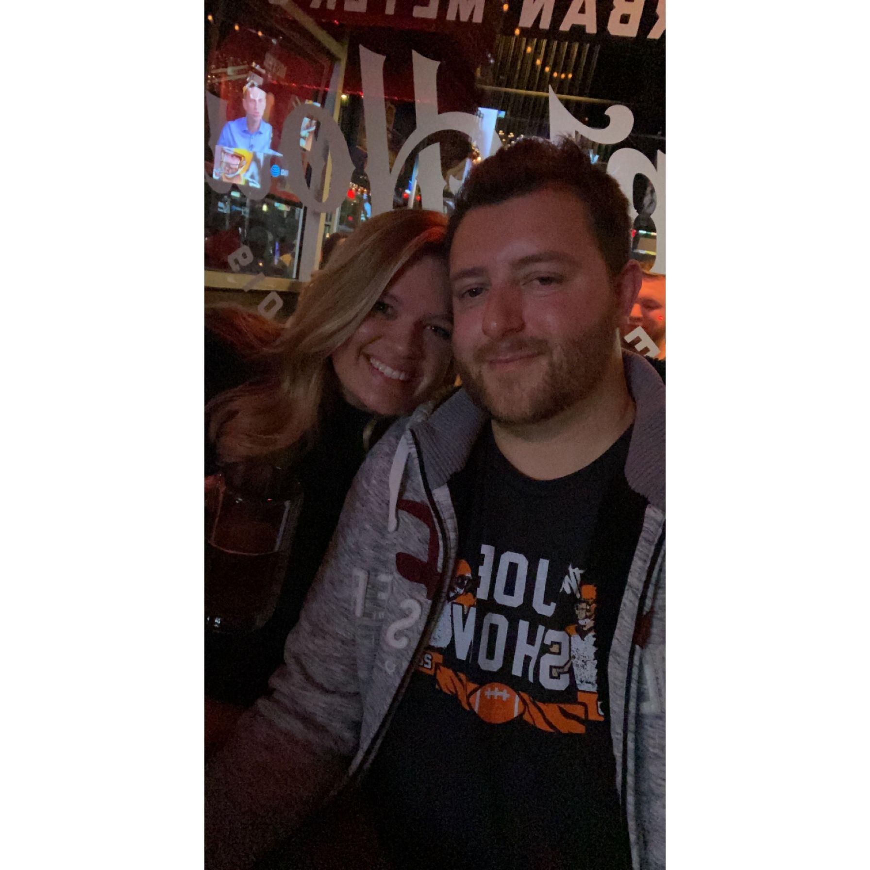 Our very first picture together in October of 2020!