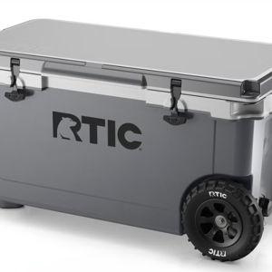 72 QT Ultra-Light Wheeled Cooler - Color: Dark Grey & Cool Grey