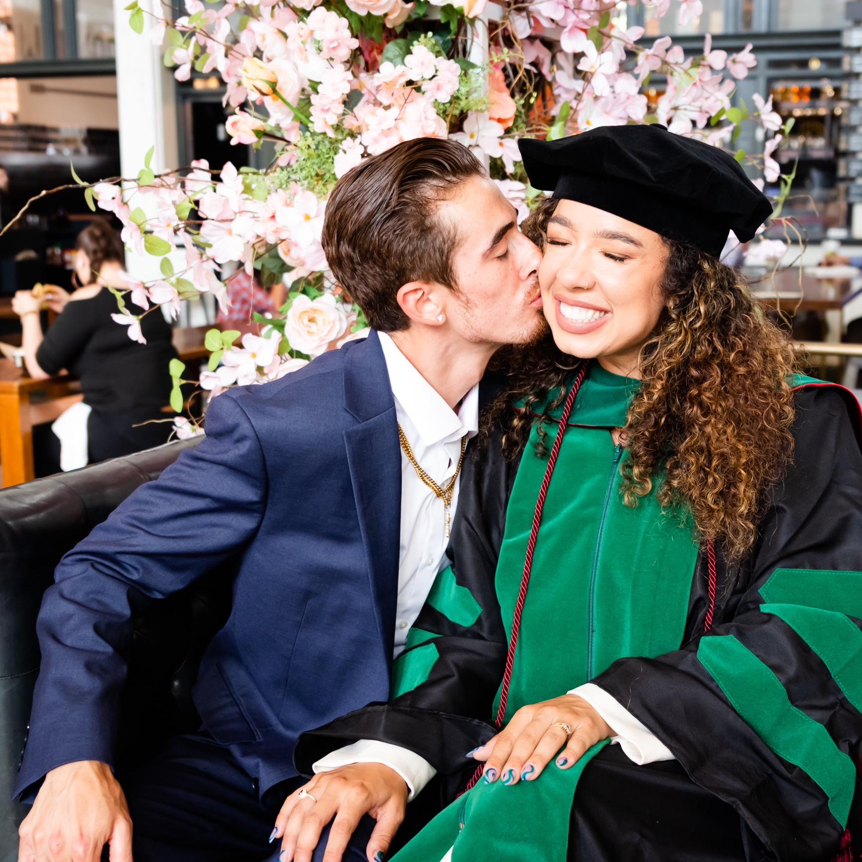 Celebrating Mercedes' graduation from medical school