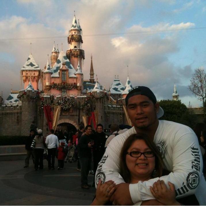 At the happiest place on earth
circa 2012