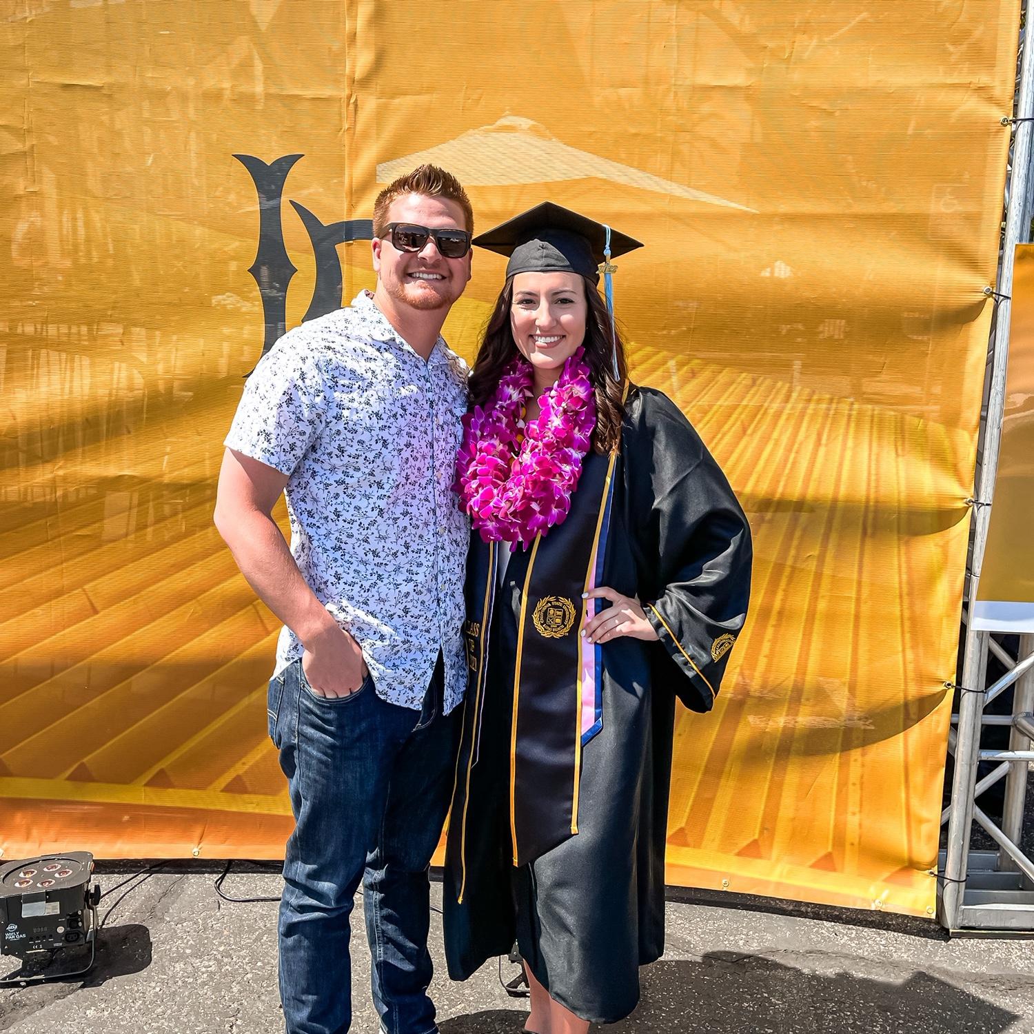 Syd’s college graduation. 2022