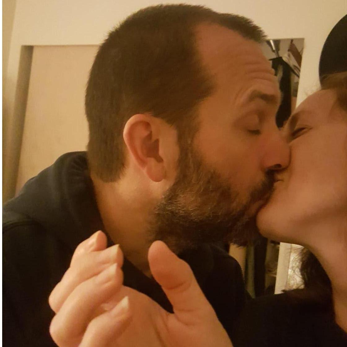 Surprise kiss!