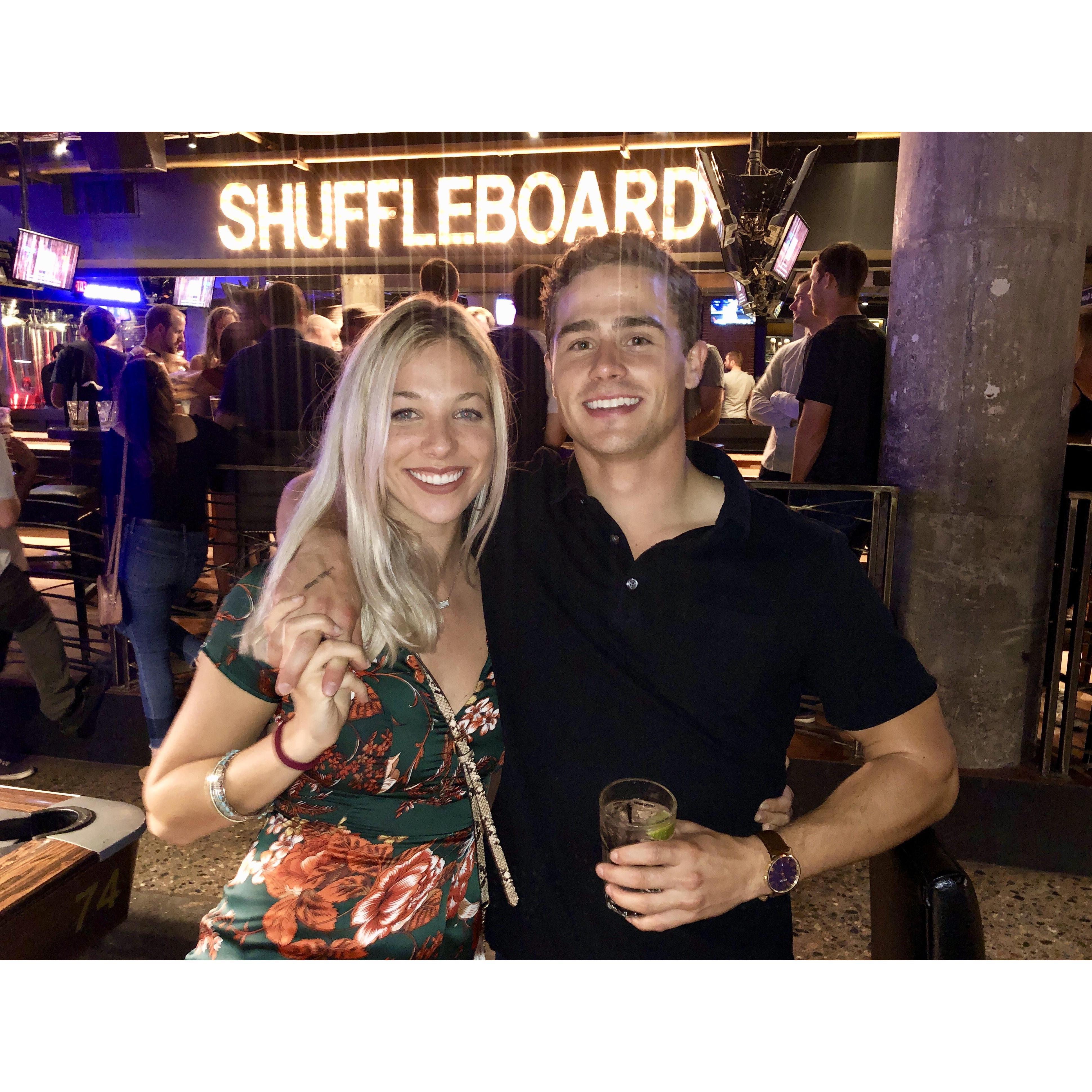 Enjoying Boston nightlife :)