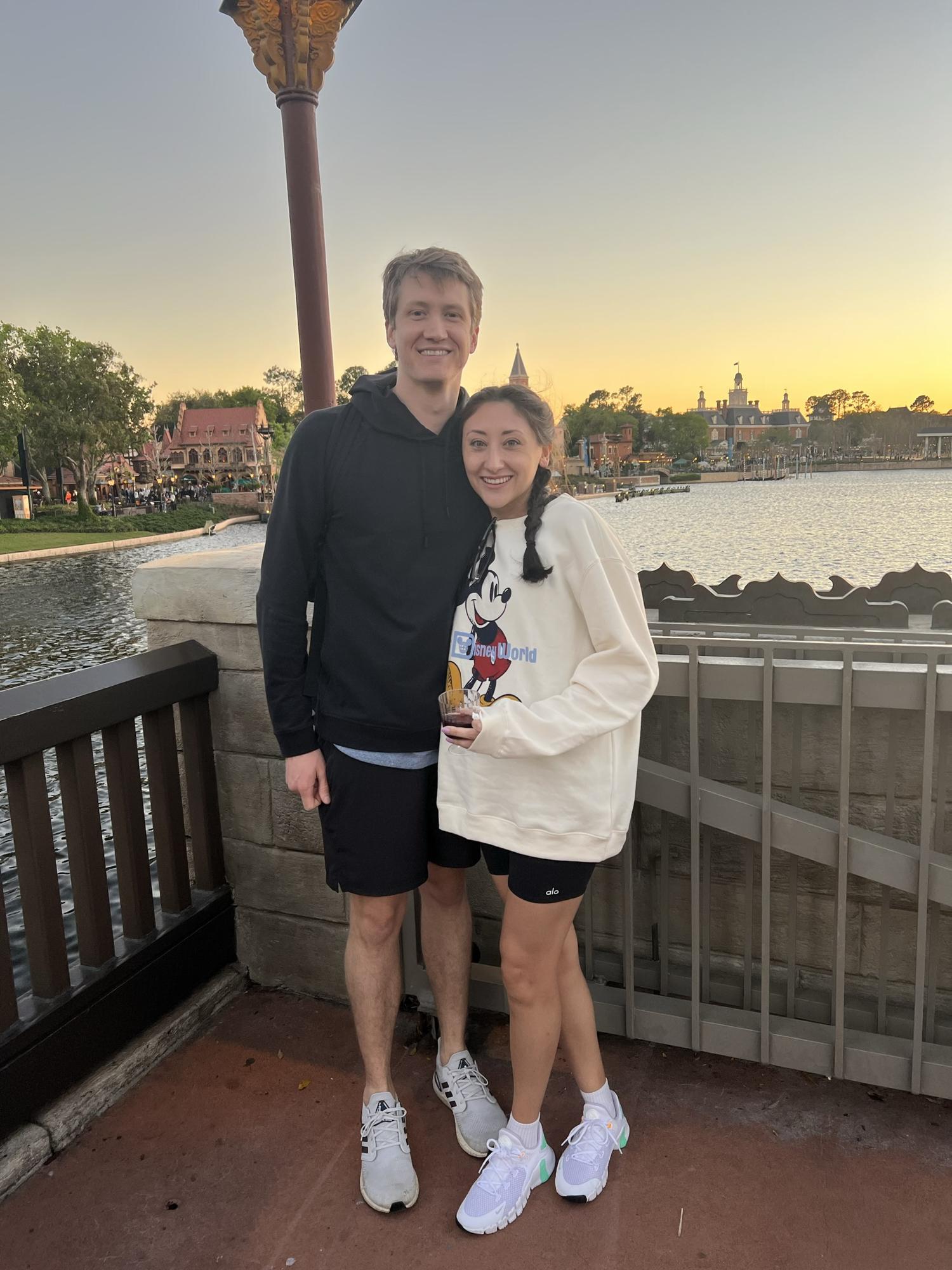Epcot at sunset