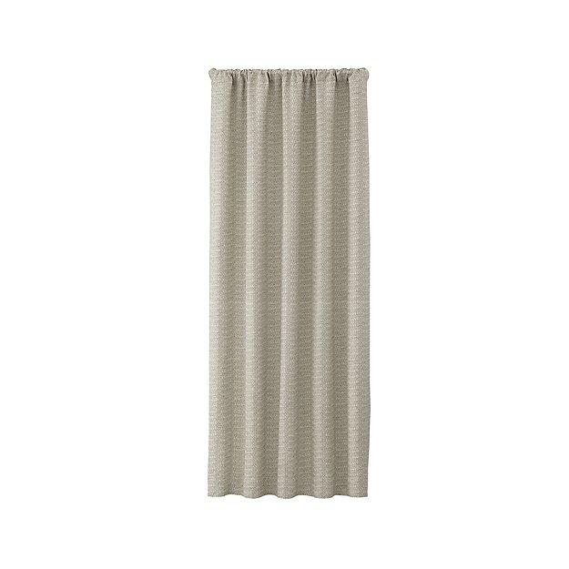 Desmond Natural Cotton Curtain Panel 50x96