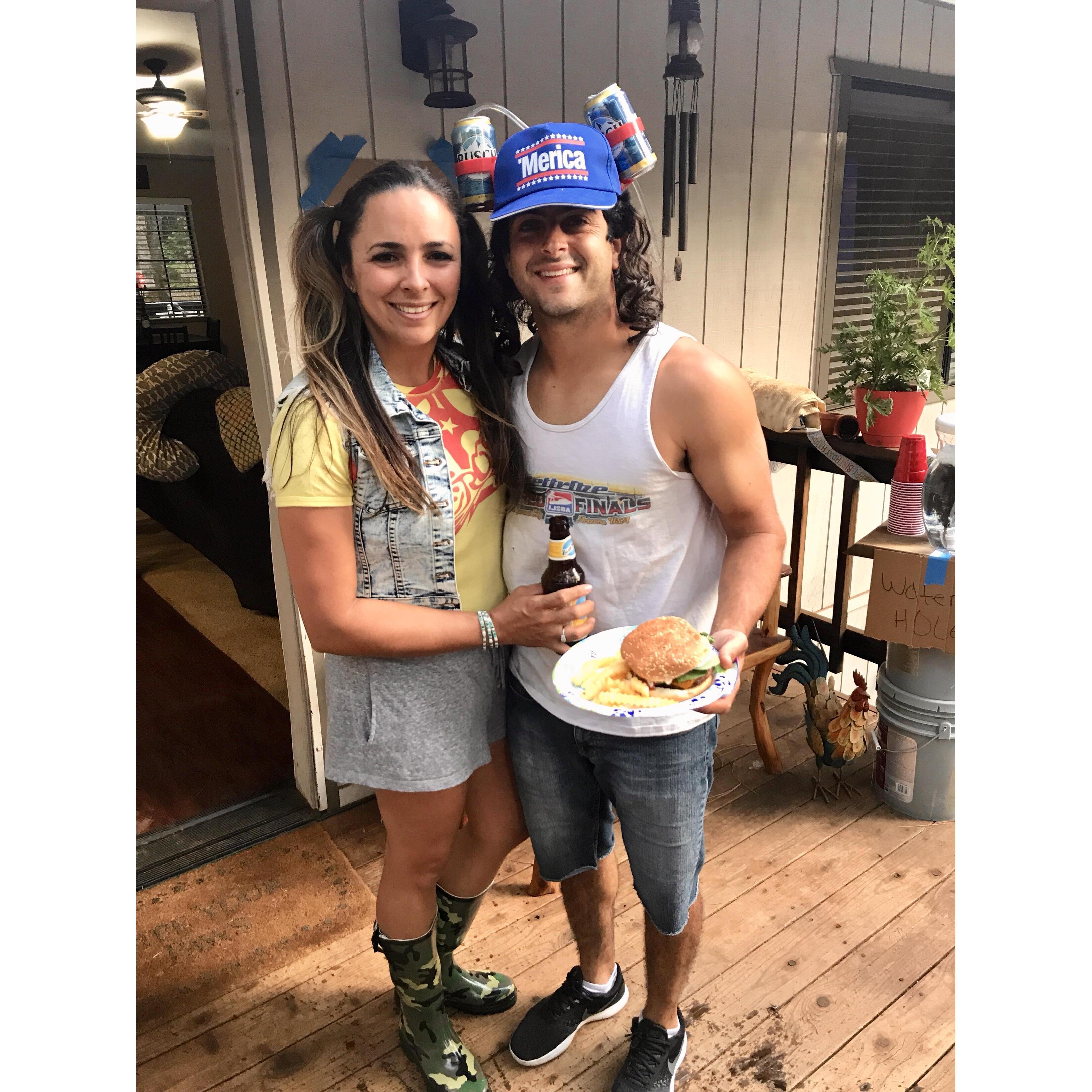 Dan's White Trash 30th Birthday Party in Foresthill, California
