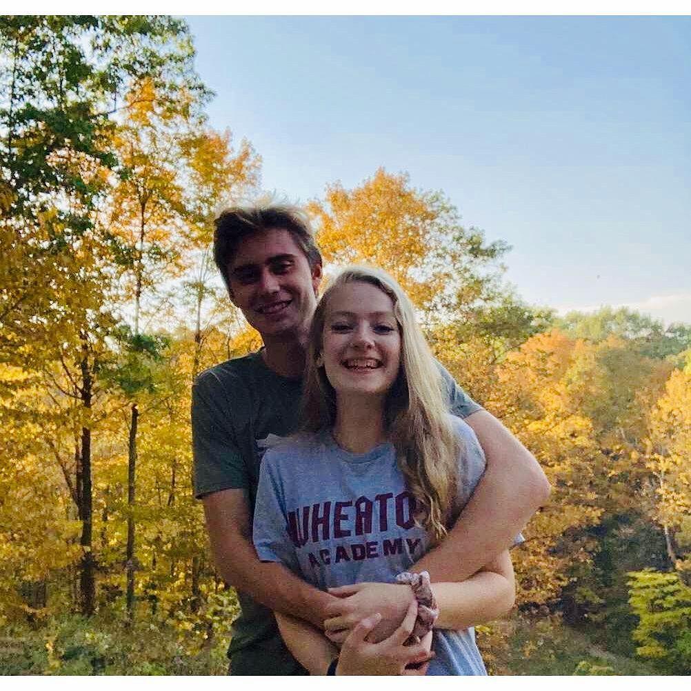 First year at Wheaton College together - October 2020