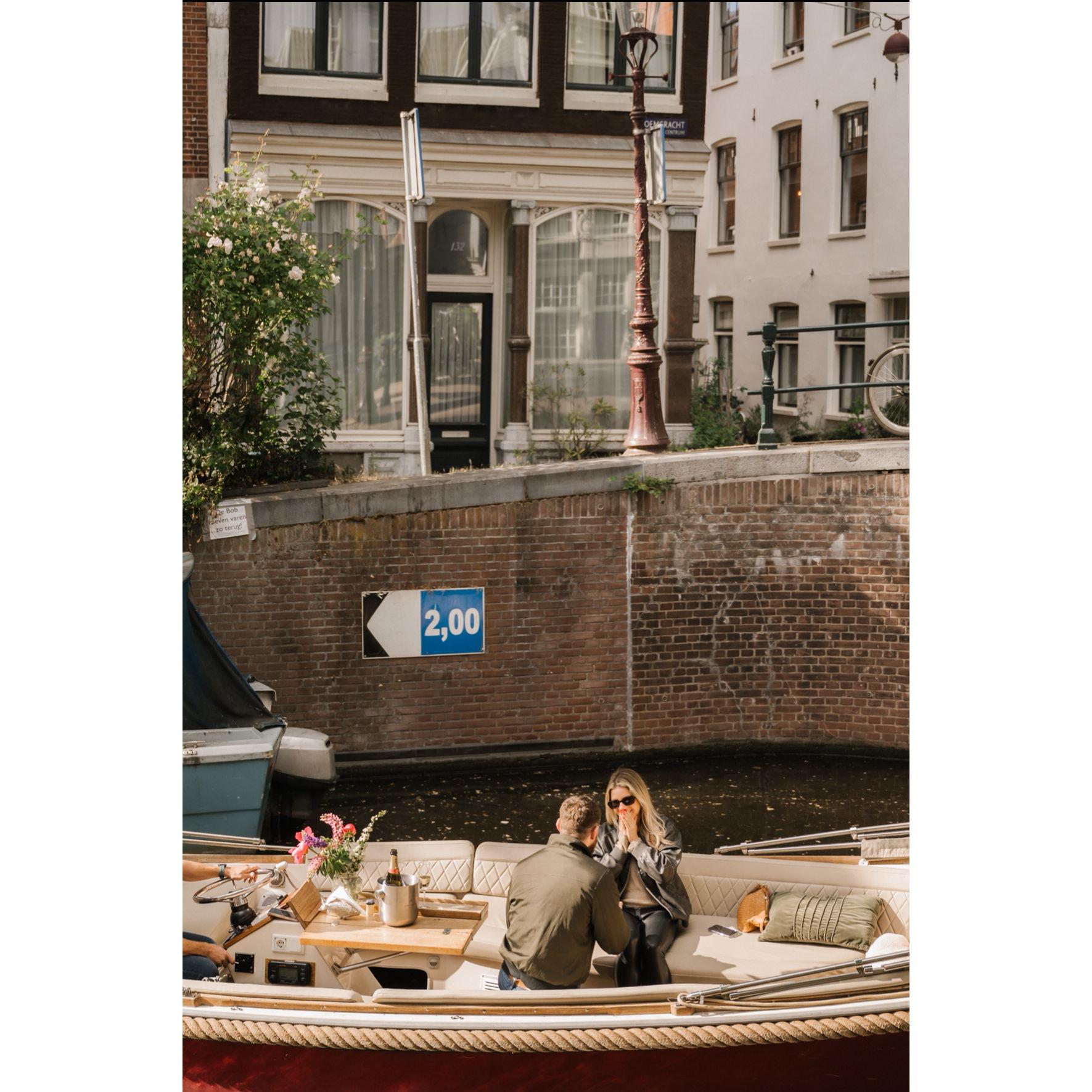 Amsterdam, NL - Matt proposed to Mary on a private riverboat canal cruise in Amsterdam! (May 22, 2025)