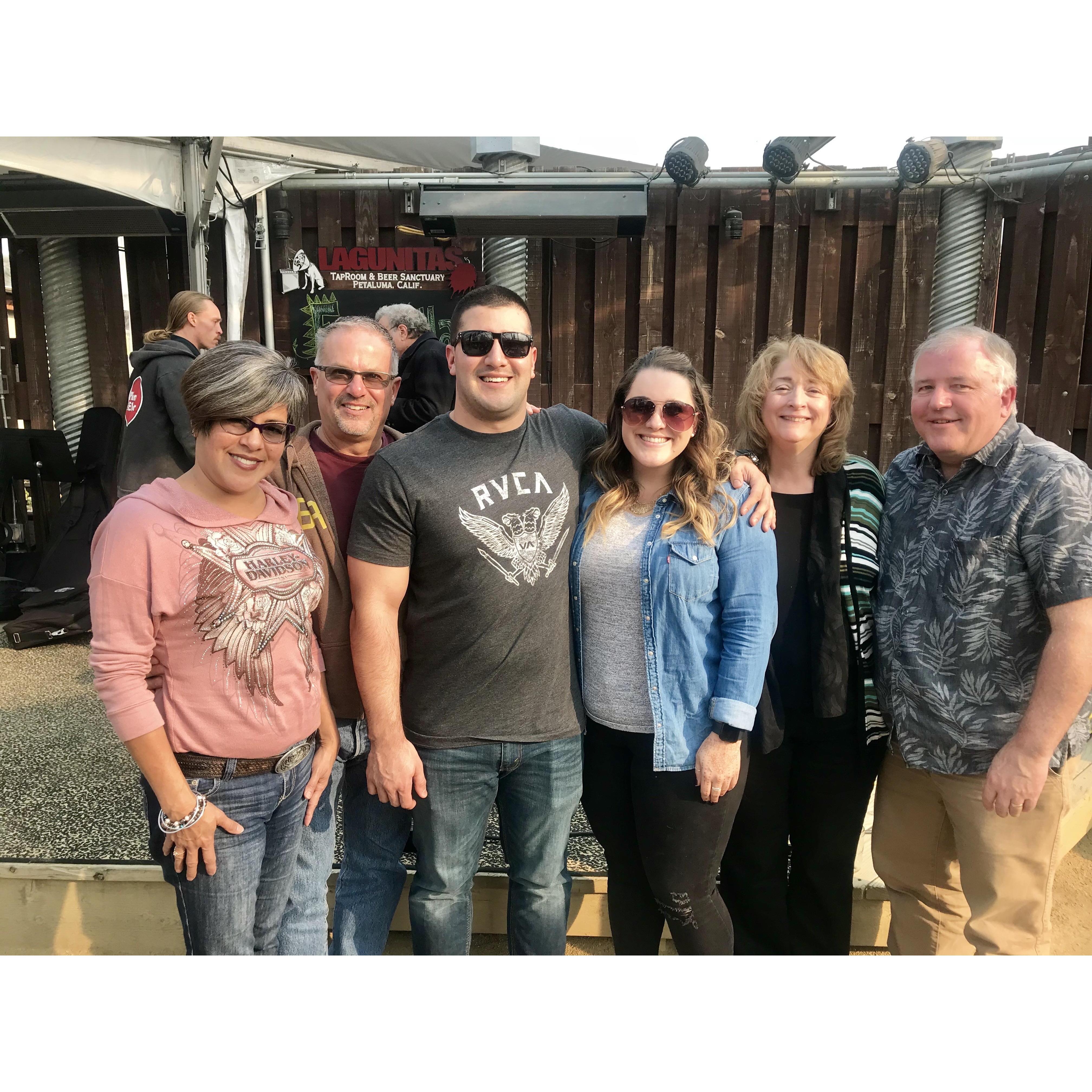 Lagunitas Brewing Co. for Kyle's 26th birthday feat. both our parents; Petaluma, CA
2018