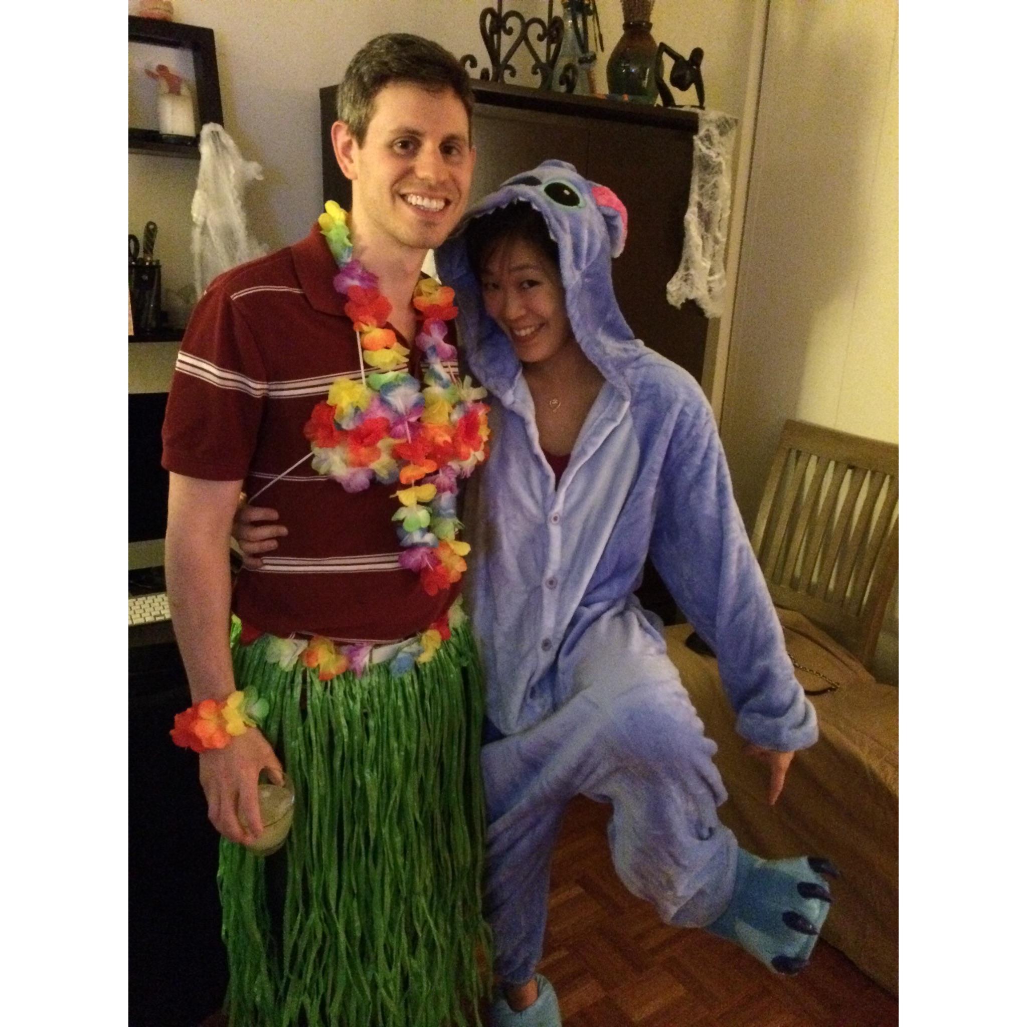 Halloween aka Eric's birthday. Lilo & Stitch! Oct, 2015