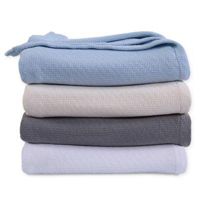 Berkshire King Cotton Blanket in Grey