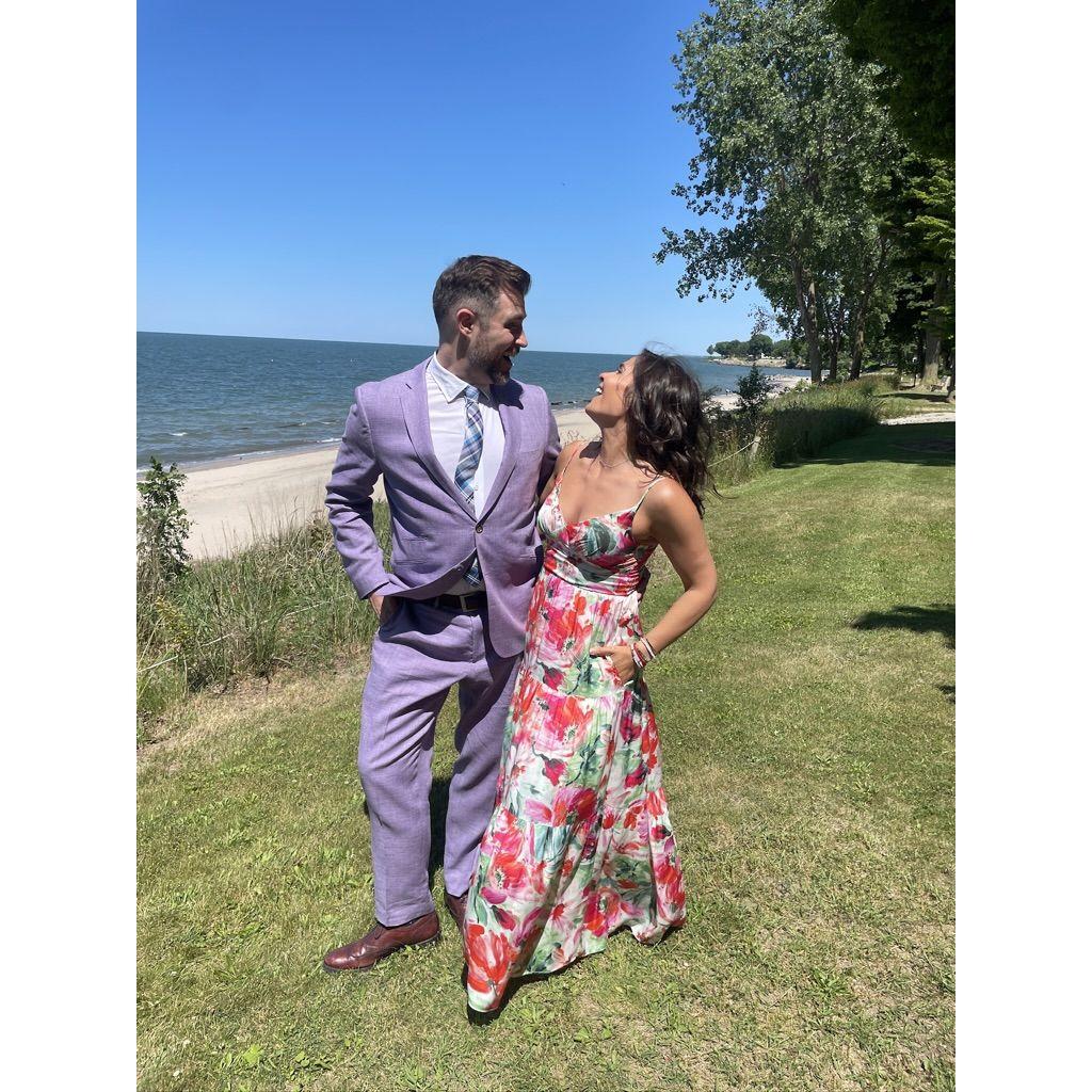 2024: Cam and Laura celebrated at Laura's cousin's wedding in Ohio.