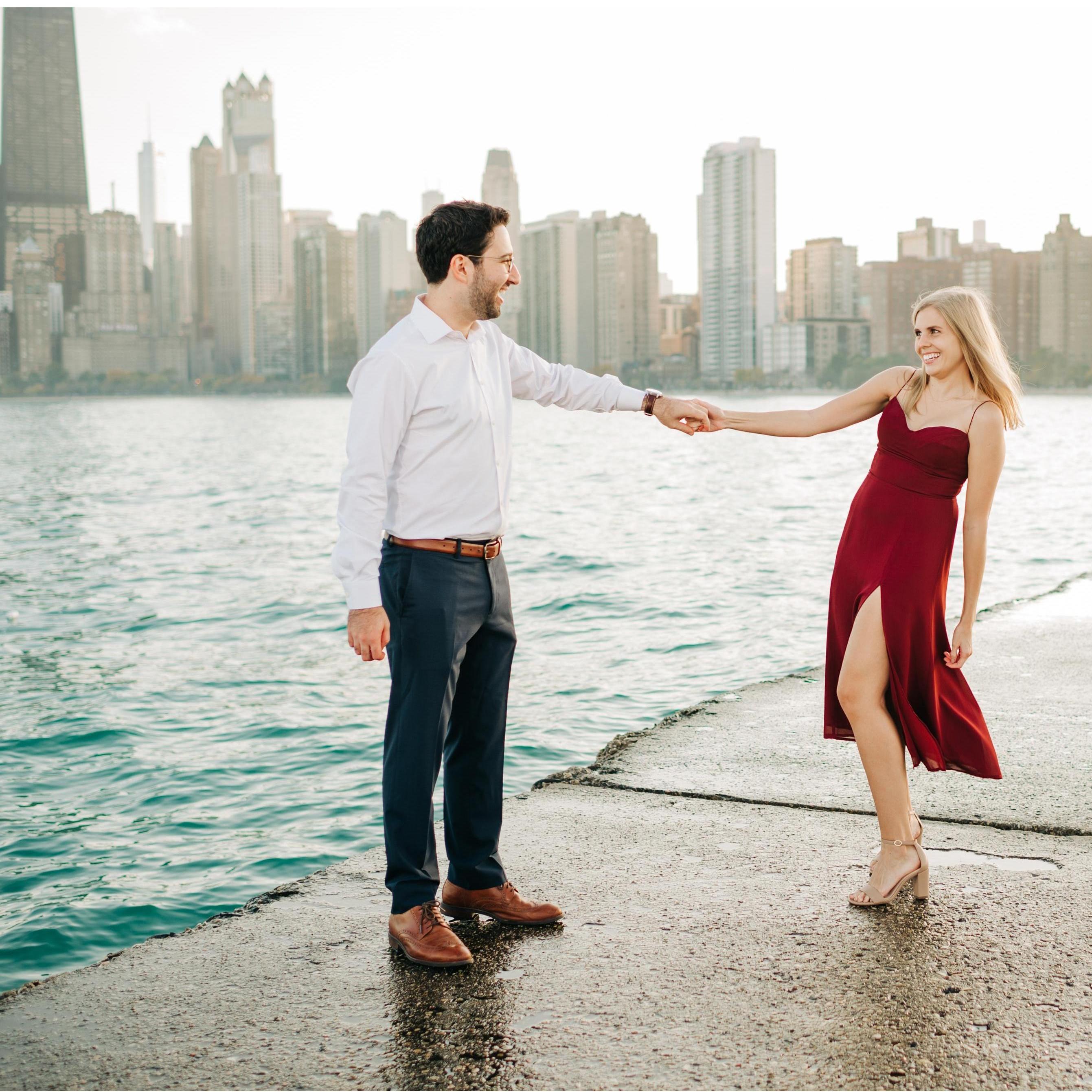 Thank you to Noelle Adams Photography for our wonderful engagement shoot in Chicago - North Avenue Beach and Lincoln Park!