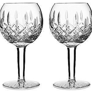 Waterford Lismore Balloon Wine Glasses, Set of 2
