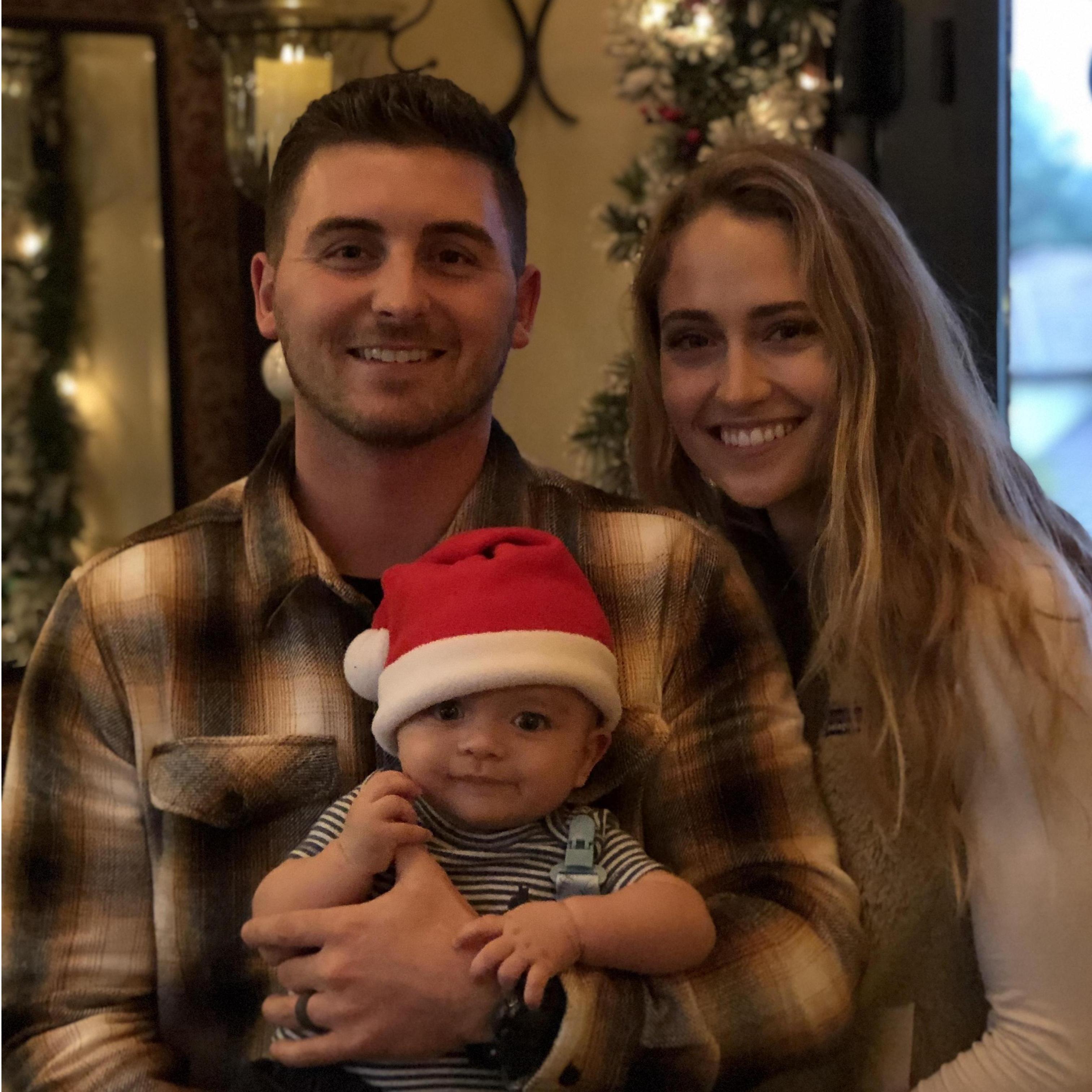 First Christmas with our sweet nephew, John