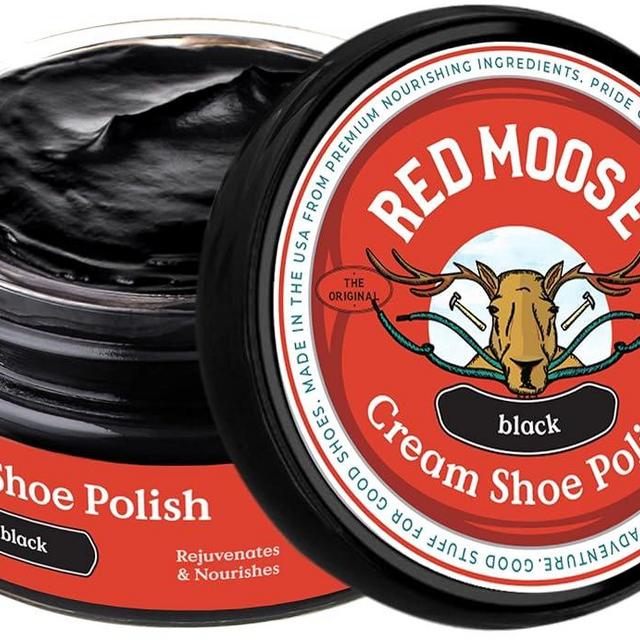 RED MOOSE Premium Boot and Shoe Cream Polish - Made in the USA