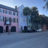 Walk down Rainbow Row