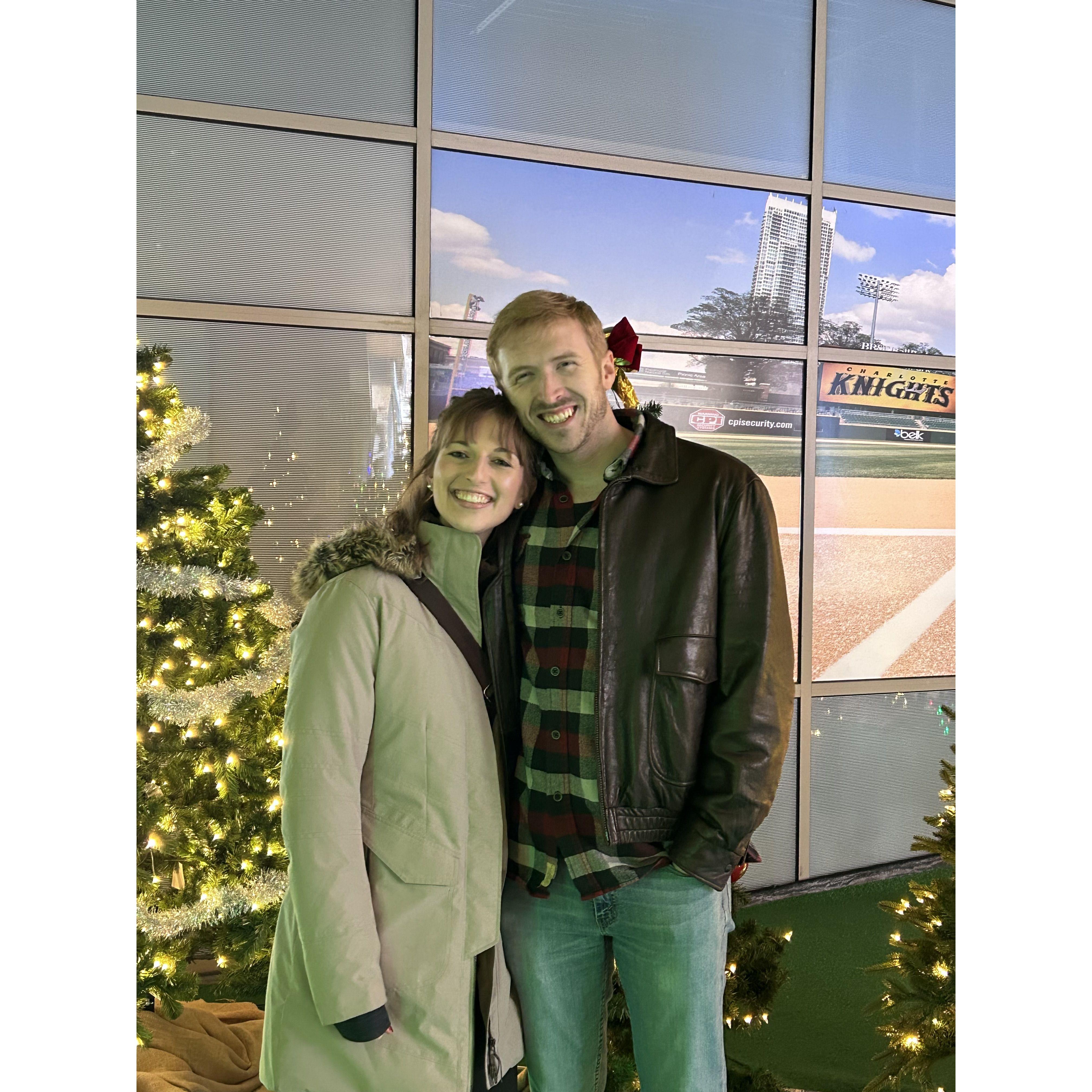 Charlotte version of a German Christmas market. Very different experience!