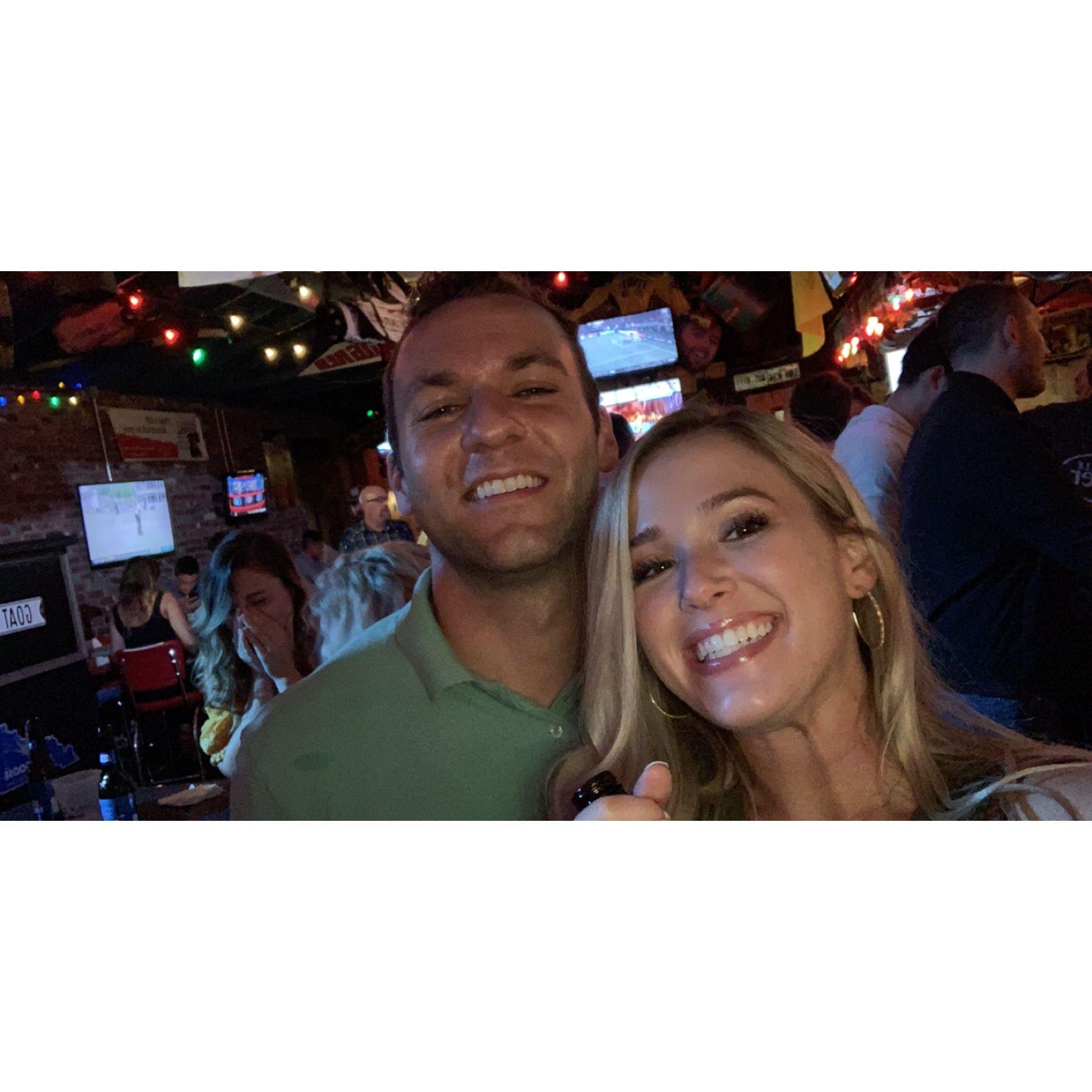 Our first photo together!