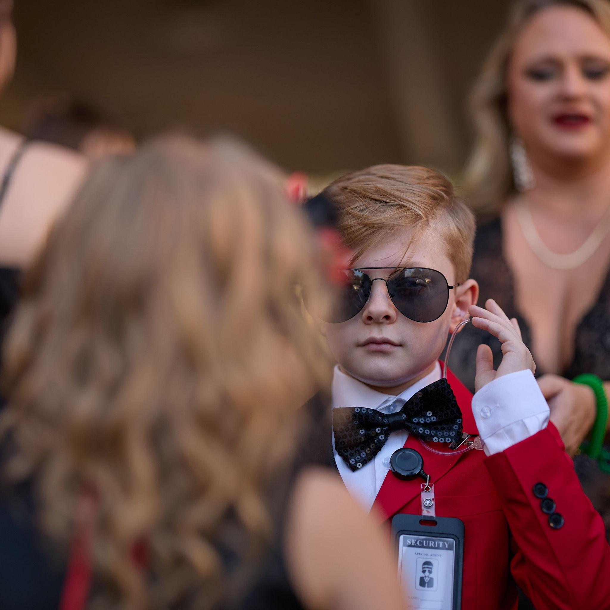 The ring security took his job very seriously