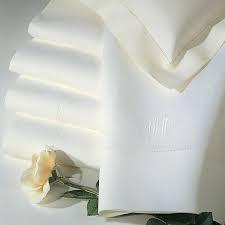 SFERRA Classico White Round Hem Stitch Placemat