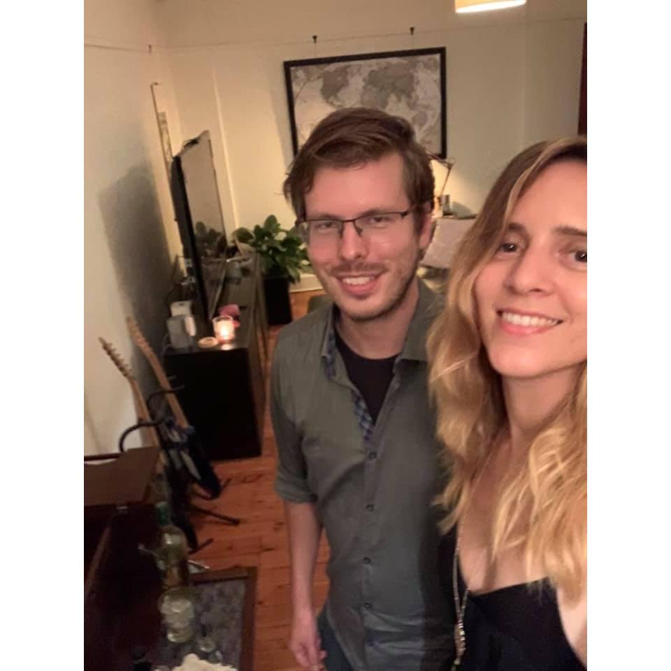 Covid date night in our Sydney apartment.