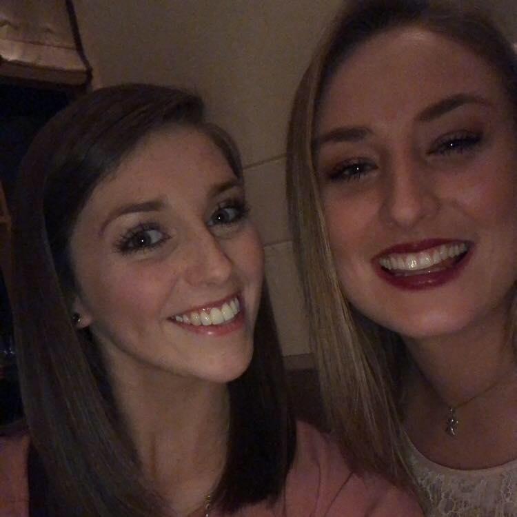 Aoife and bridesmaid Julie