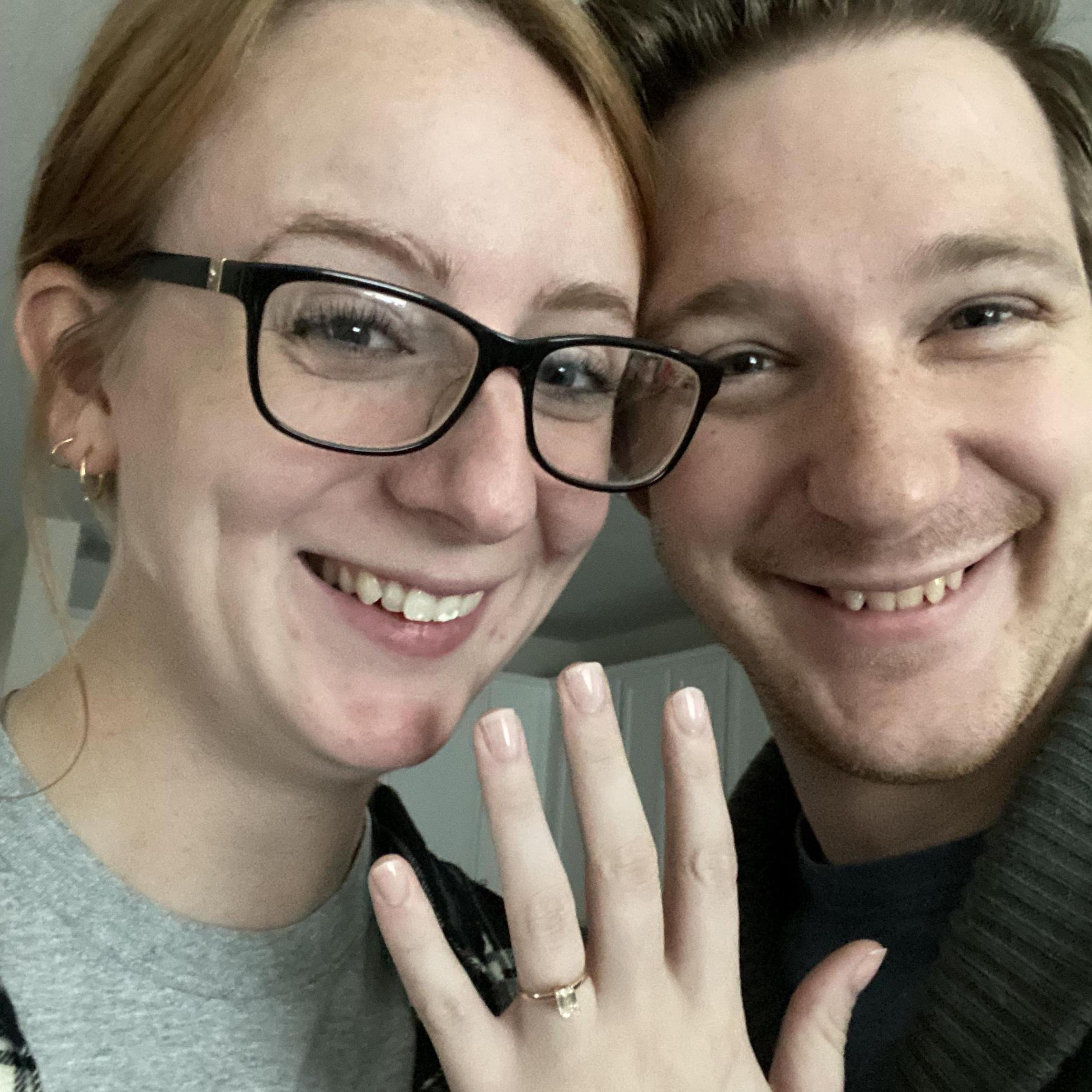 November 24th, 2021 - Our first picture with the ring!