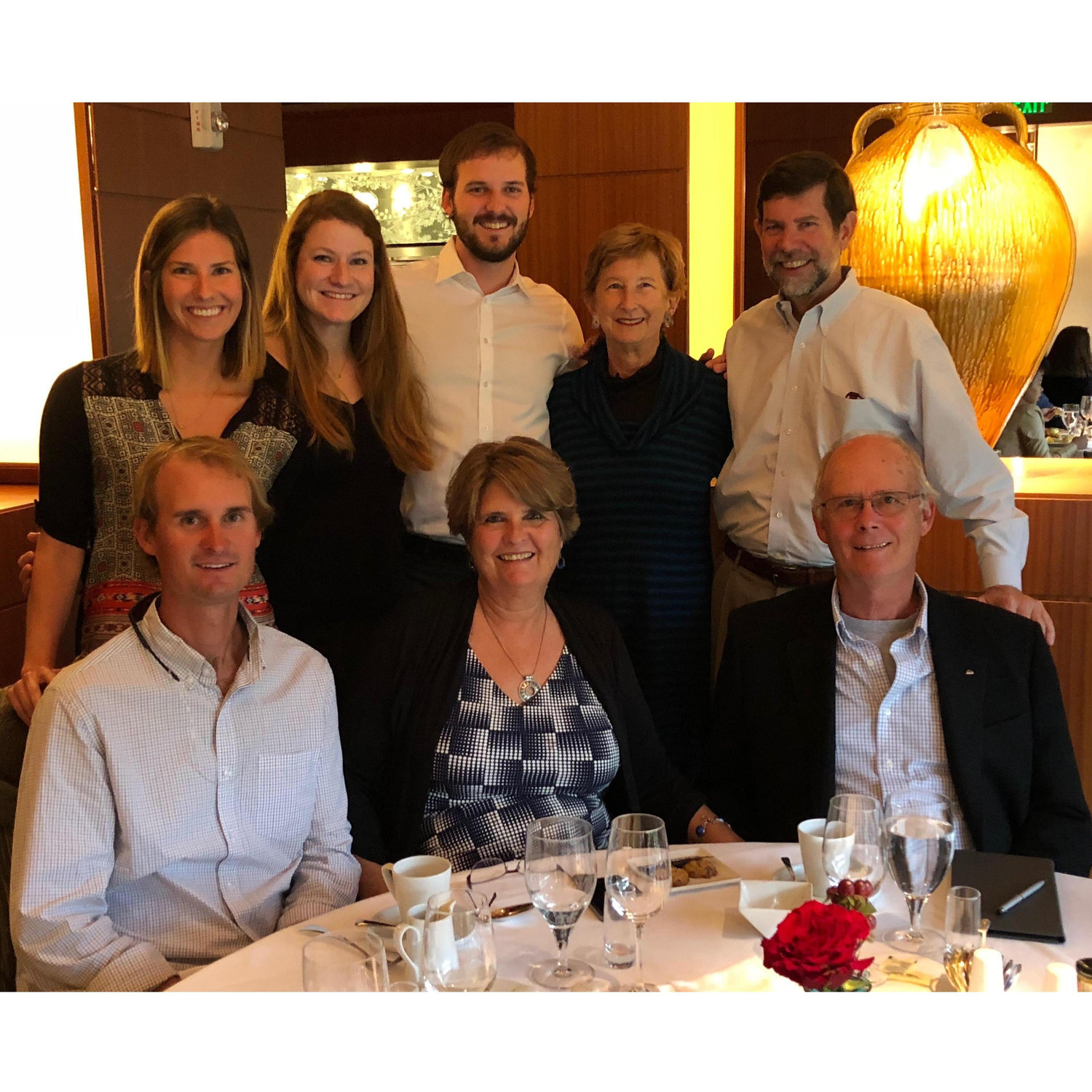Will's parents, along with Lucas, Claire, and Claire's parents