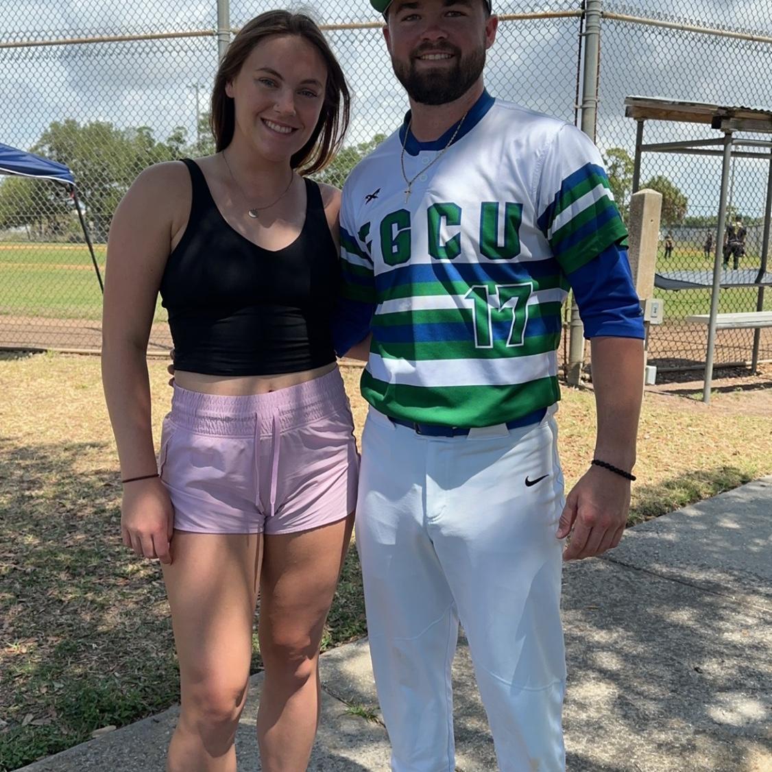 Abbie travelled to Fort Myers to watch Connor's club baseball game