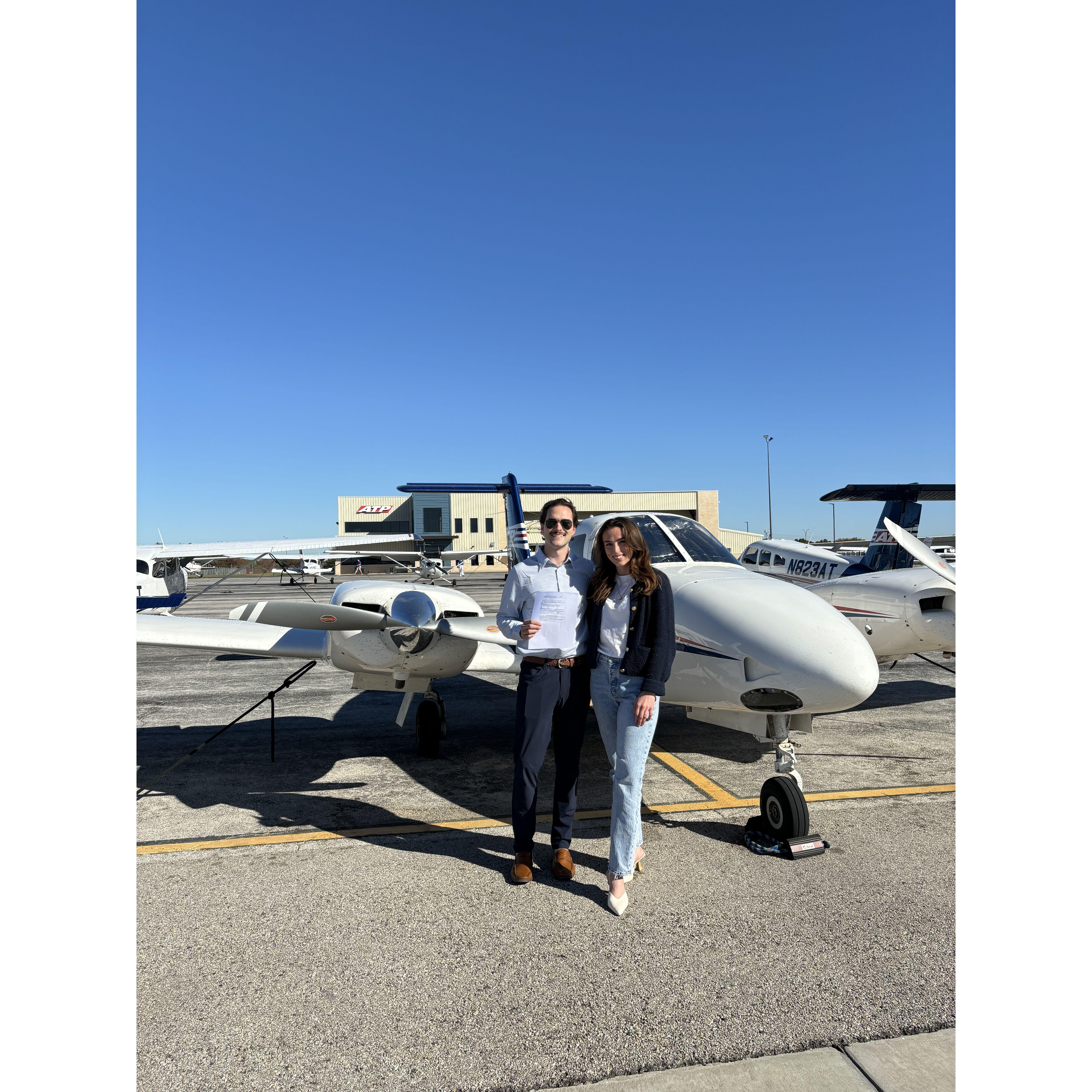 Brandon's last day of flight school.
November 15, 2024