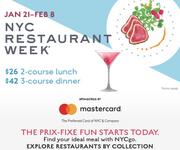 Great News Friends & Family! Its New York Restaurant Week// Wedding week!! Check the website!