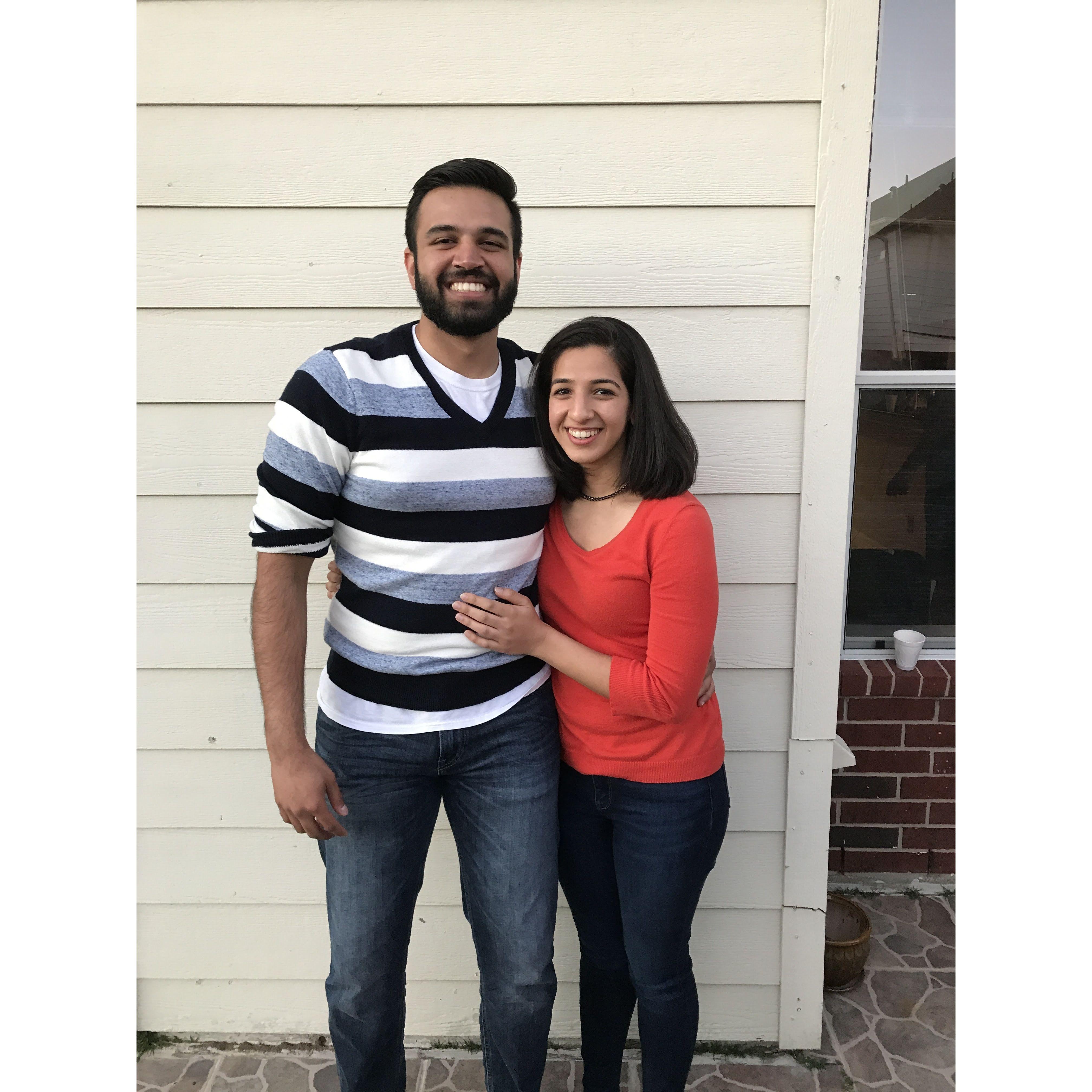 Our first Thanksgiving together!