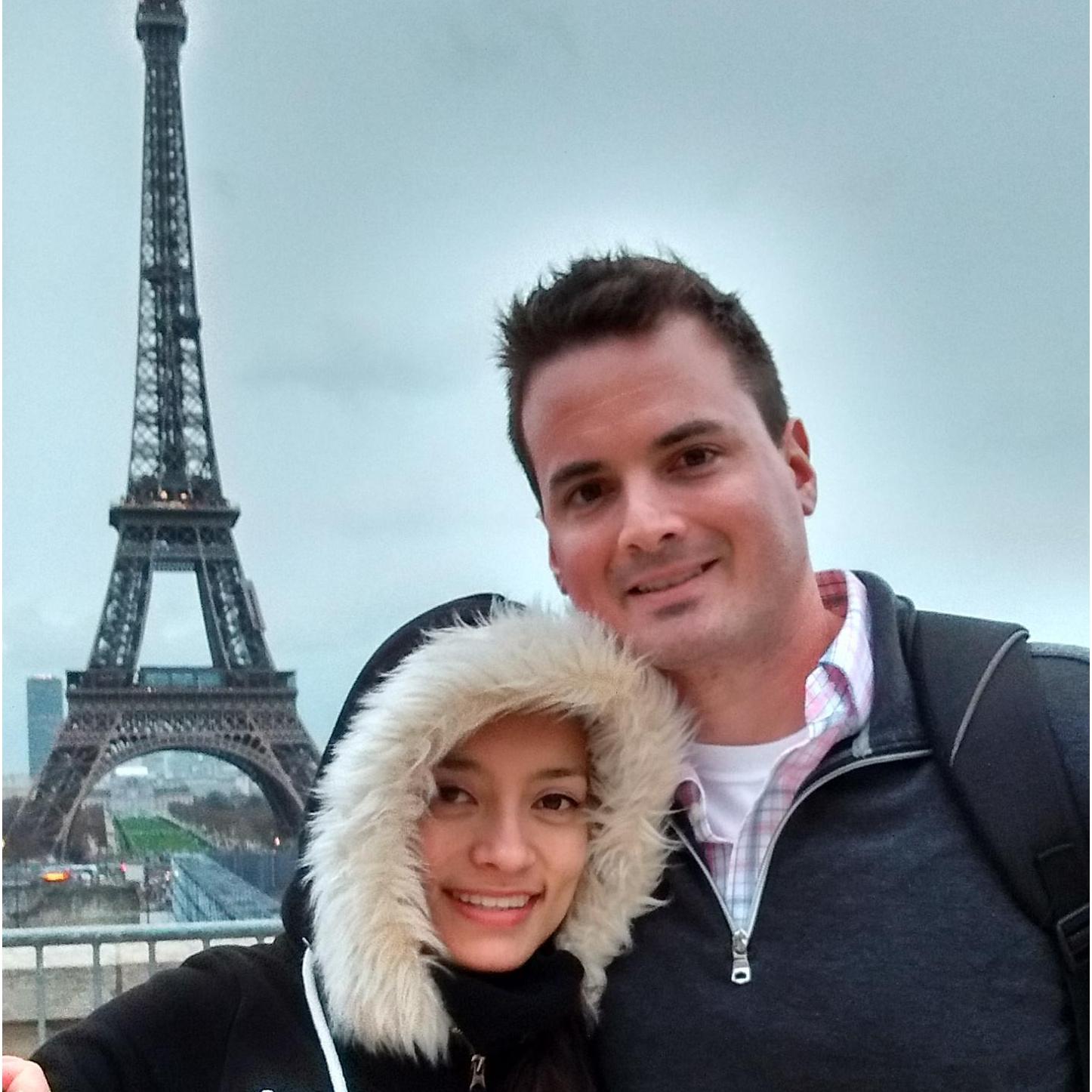 It was mandatory to visit the Eiffel Tower together :)