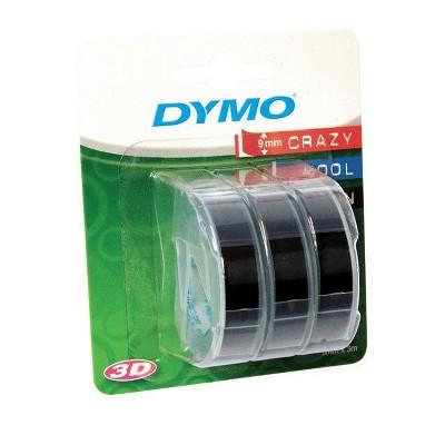 Label Maker Tape Cartridges 3ct Black - Dymo