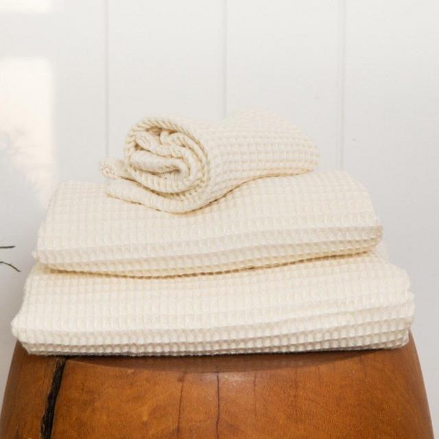 Bamboo Lyocell Waffle Towel Set (Gray)