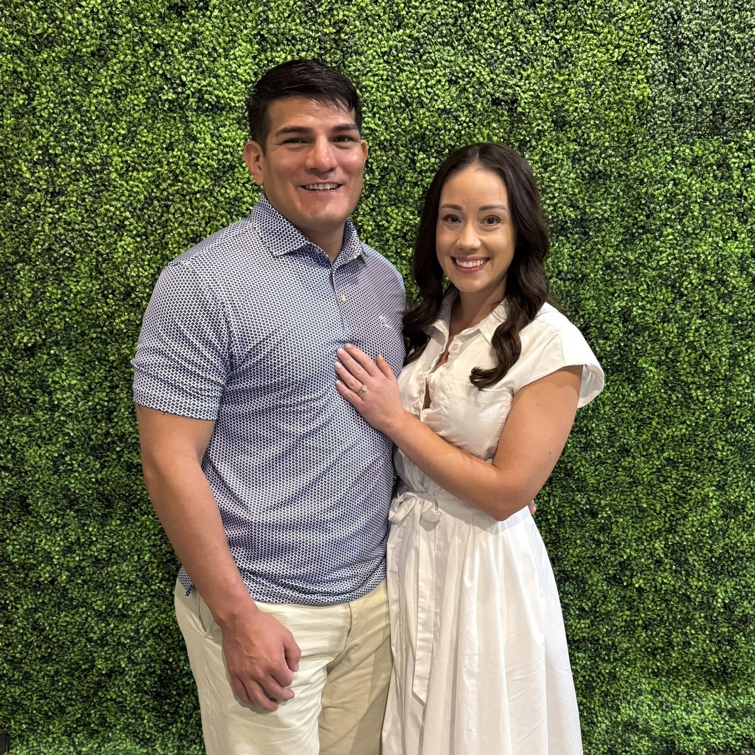 Our first picture post engagement.