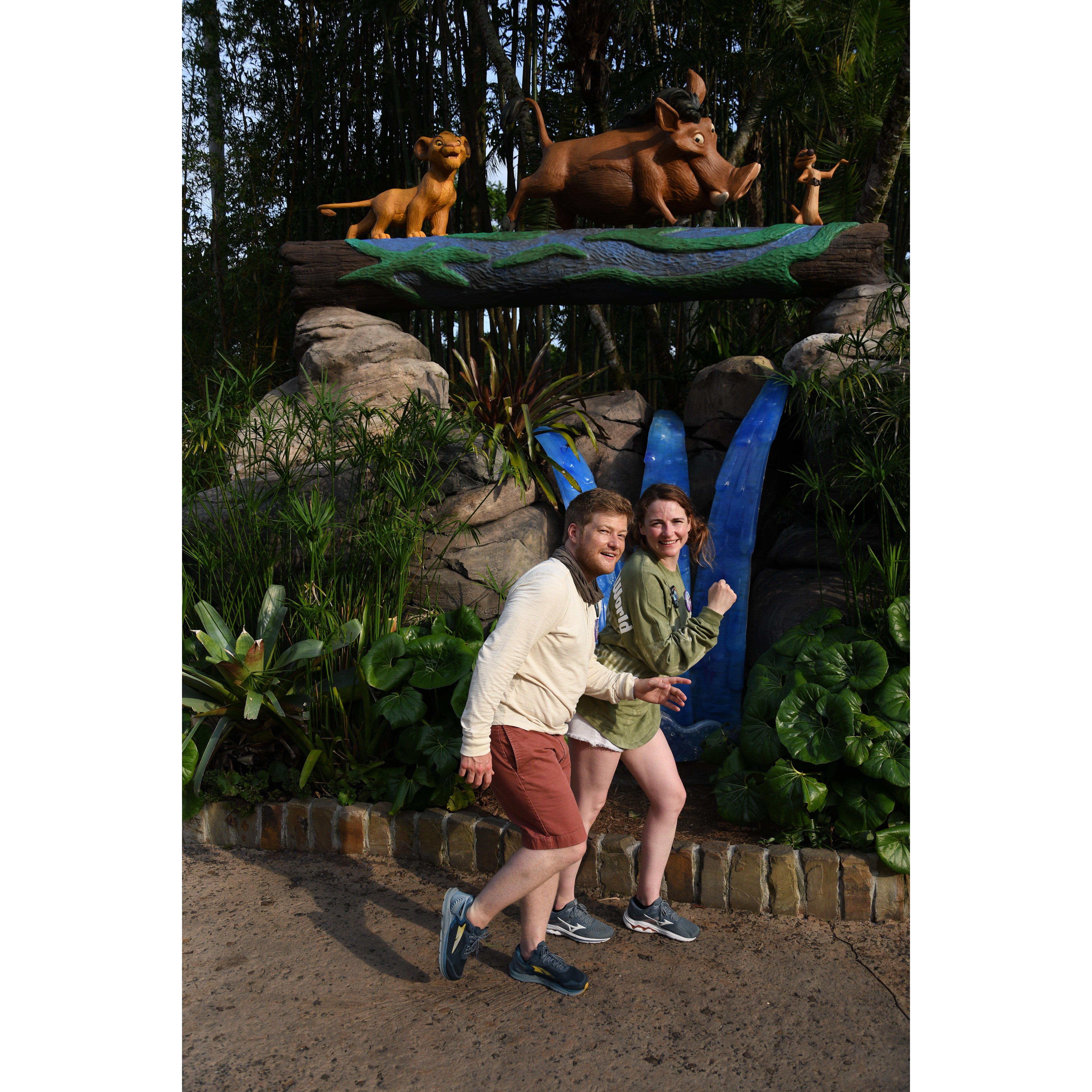 Another photo of us enjoying Disney