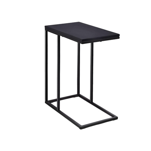 Costway Coffee Tray Sofa Side End Table Ottoman Couch Console Stand TV Lap Snack Black