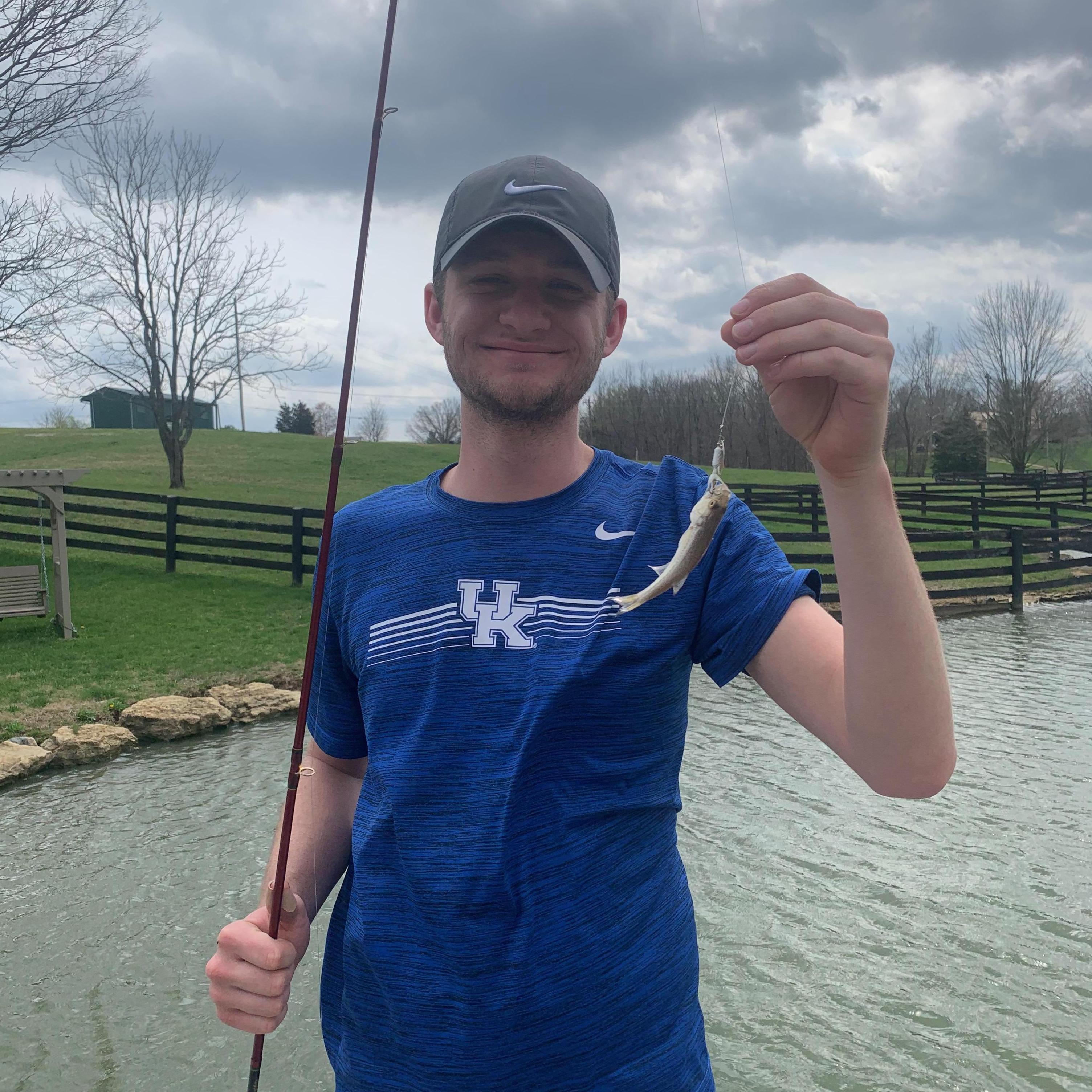 Harrison's catch at Bob's Pond (March 2020)