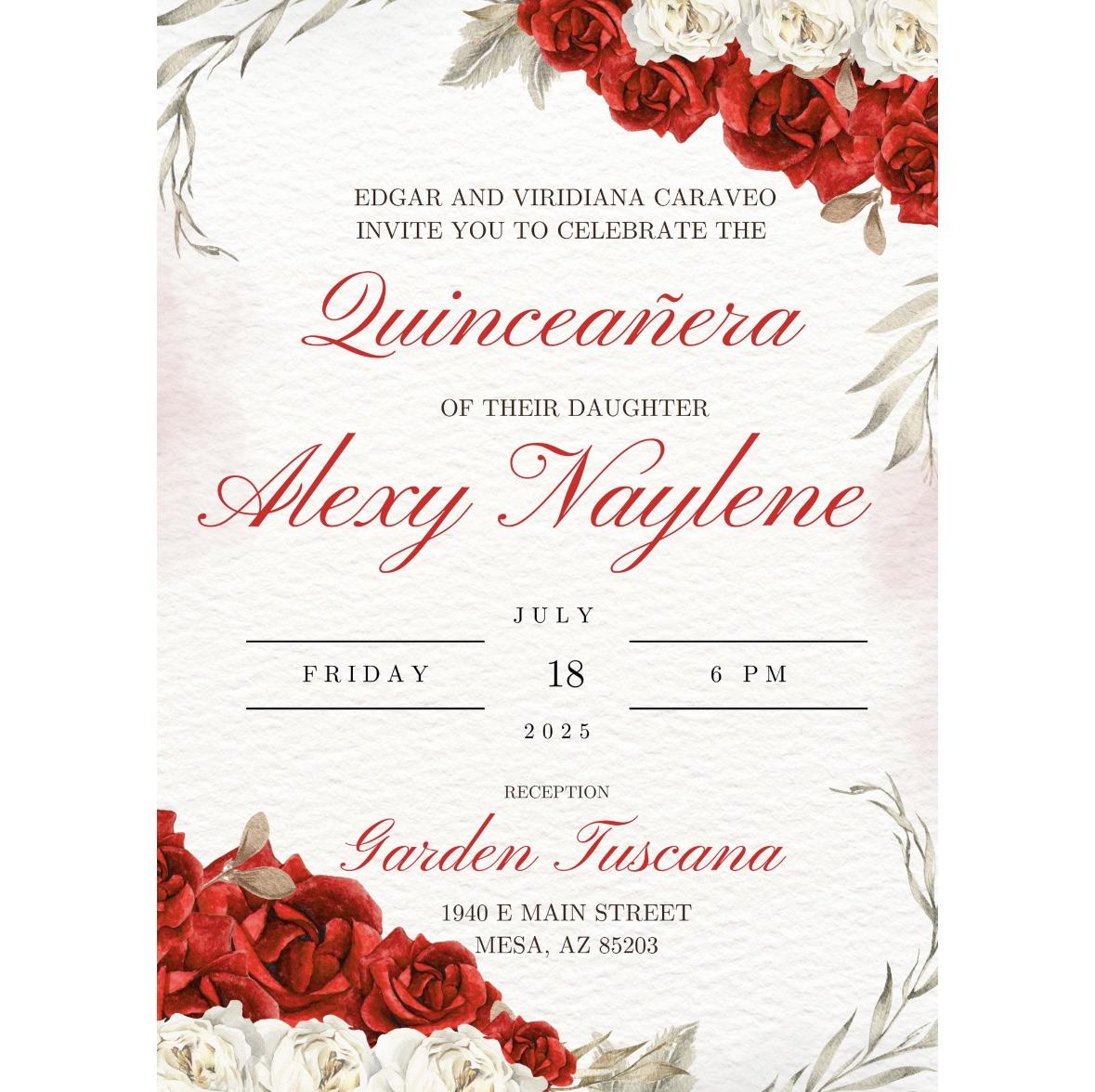 The Wedding Website of The Caraveo Family and Alexy Naylene