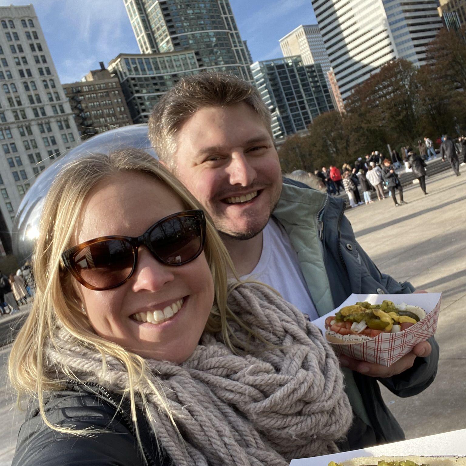 Quick little holiday weekend in Chicago where Ben got to see the Bean, eat a Chicago dog and visit the Shedd aquarium for the first time.