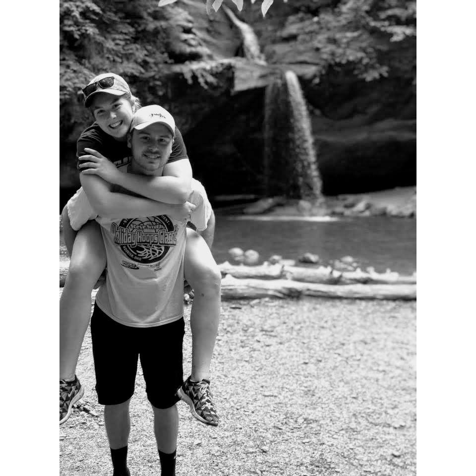 2018: Trip to Hocking Hills, OH doing some of our favorite things: hiking.