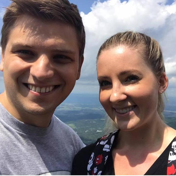 One of our many hiking trips together!