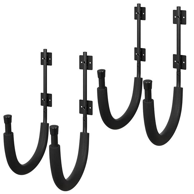Kayak Storage Rack - Kayak Wall Mount Hangers with 100lb Capacity for Paddleboards, Surfboards, or Snowboards - for Garage or Shed by Rad Sportz