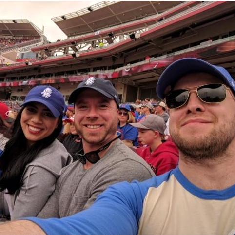Cubs game with Mike