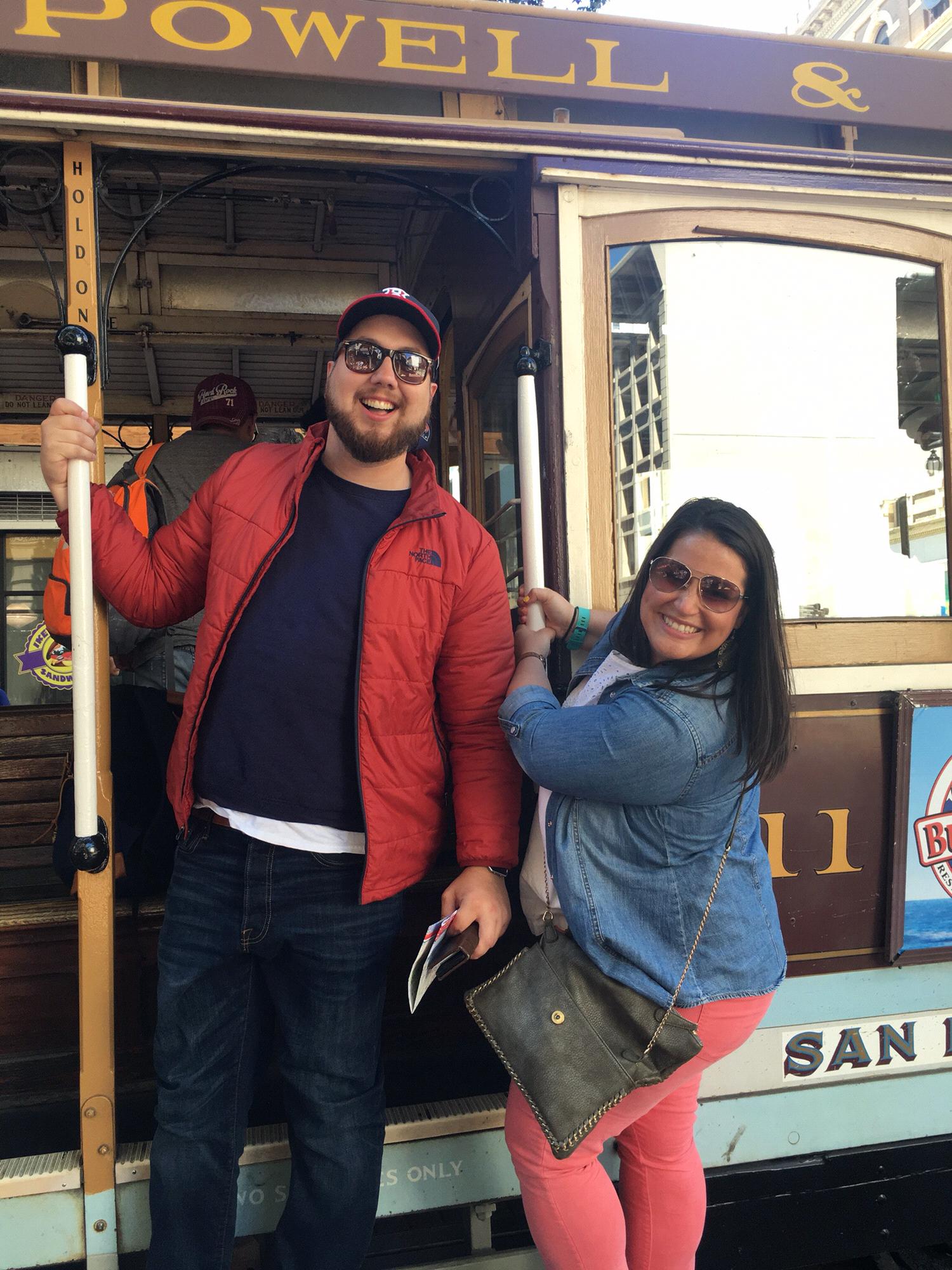 The trolley car experience in San Francisco