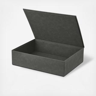 Sahla Faux Suede 2-Piece Storage Box
